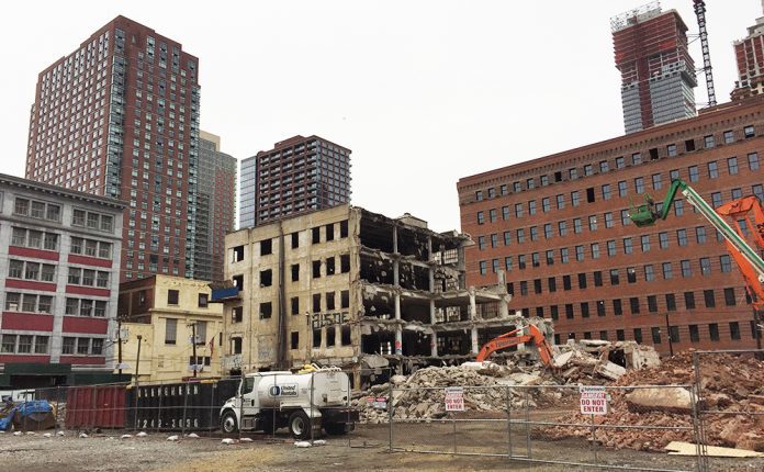 J Leo Cooke Warehouse Demolition