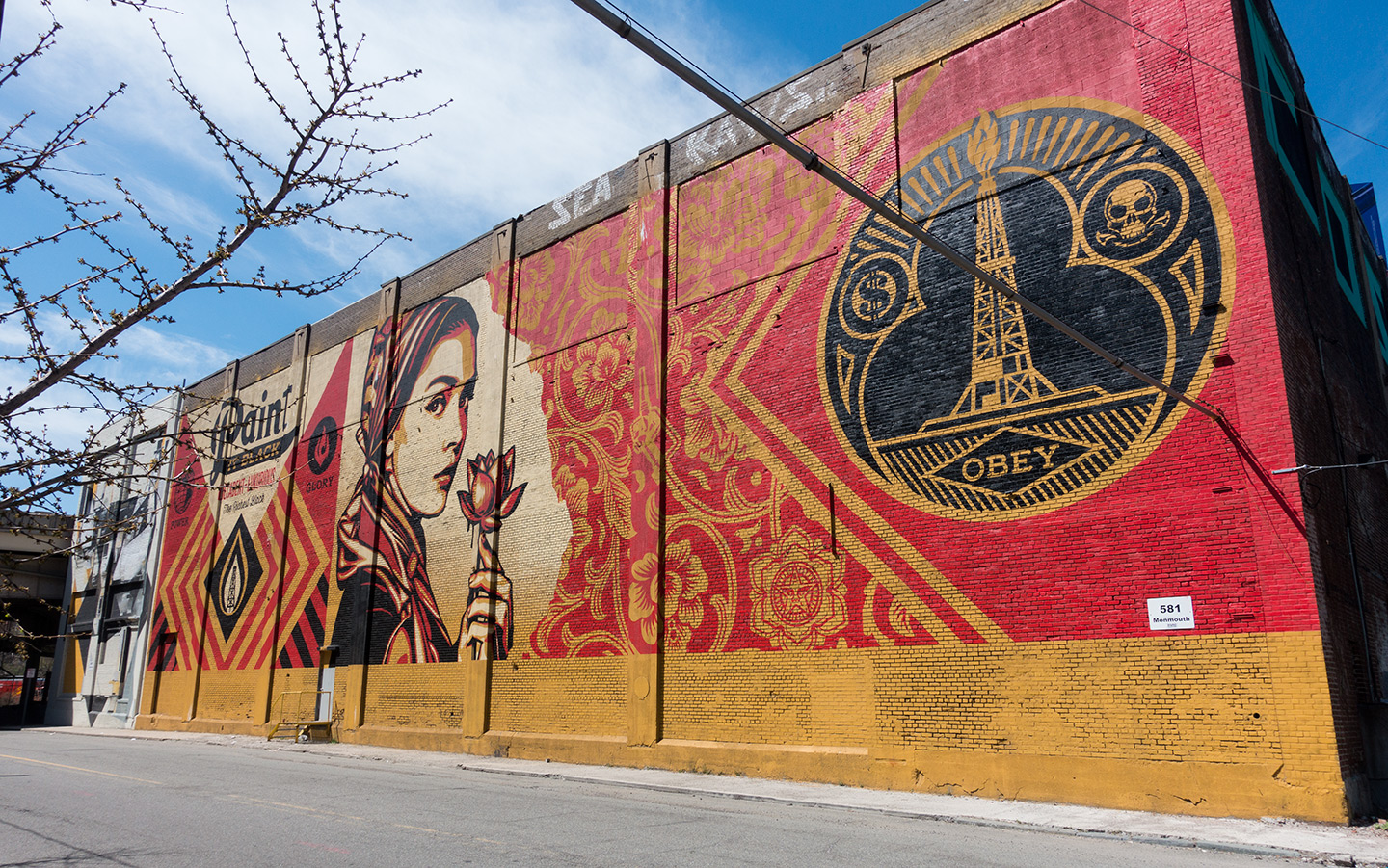 Shepard Fairey's Natural Springs Mural