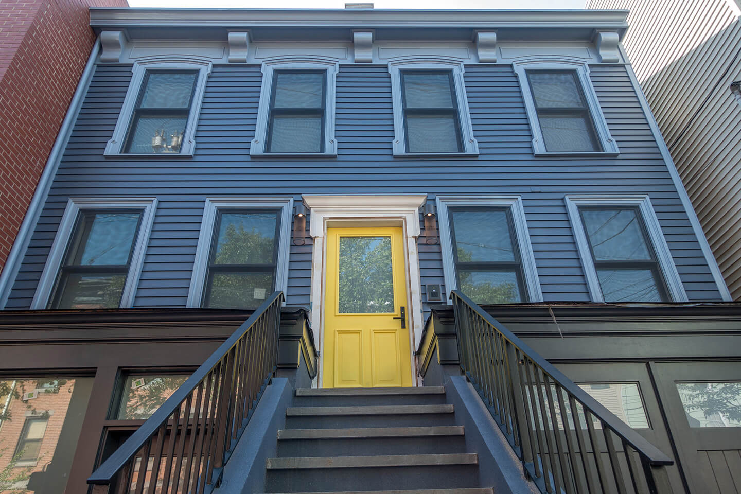 hamilton park jersey city yellow door