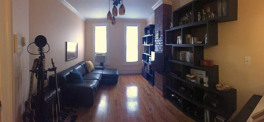jersey city condo for sale 179 monmouth street apt 1L living room
