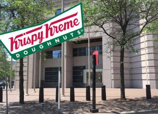 krispy kreme donuts opening 95 christopher columbus drive jersey city