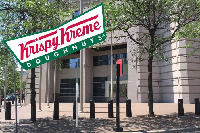 krispy kreme donuts opening 95 christopher columbus drive jersey city