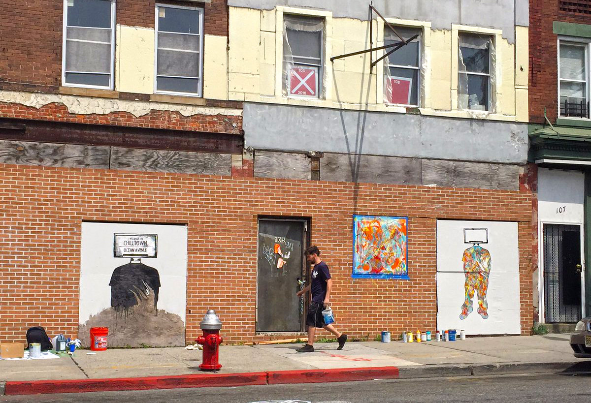 ocean avenue storefront mural program jersey city
