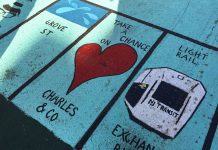 jersey city monopoly board mural charles and co