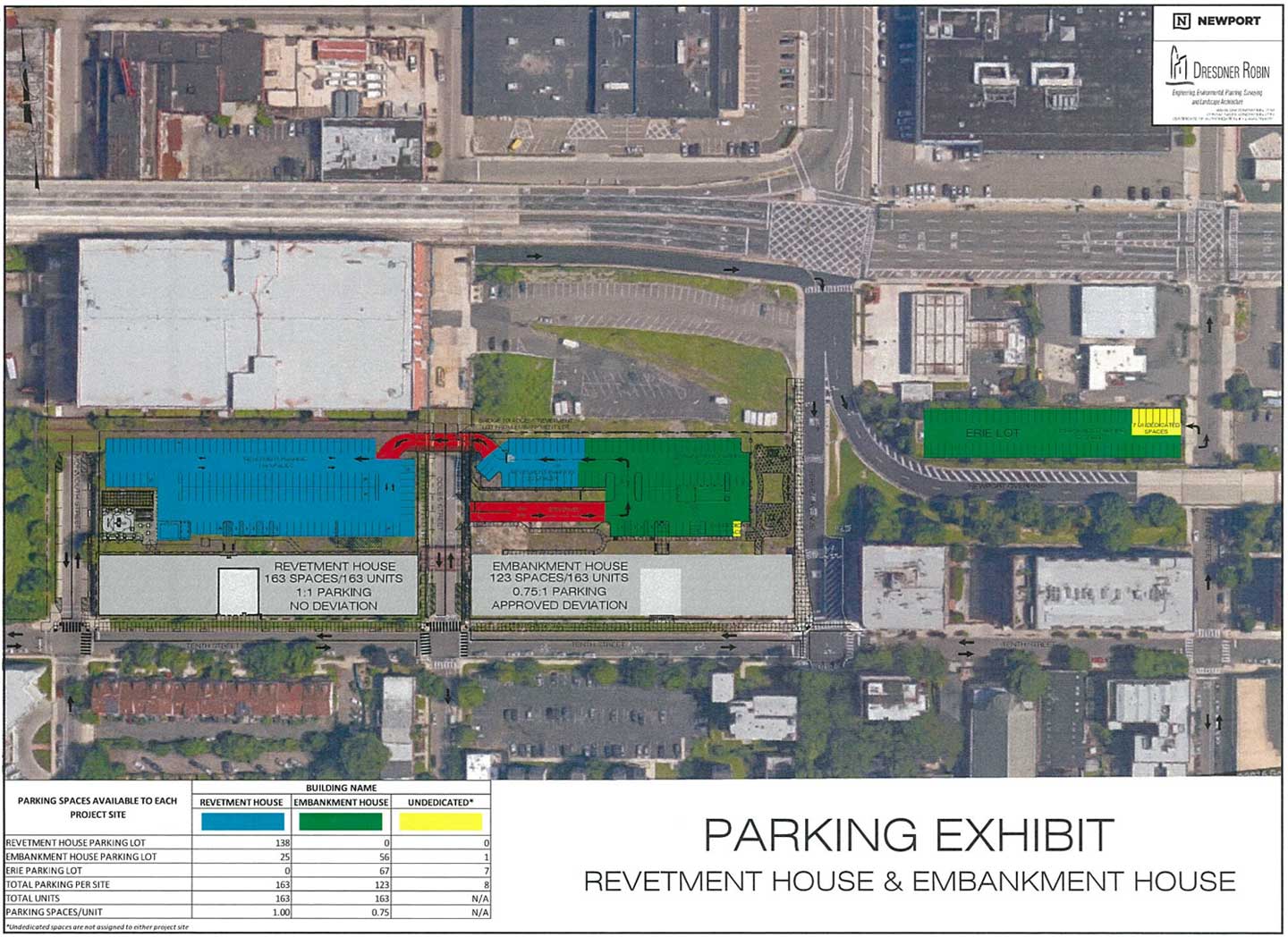 revetment house jersey city parking plan