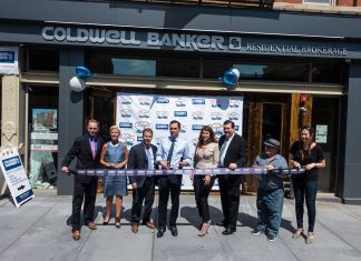 coldwell banker jersey city ribbon cutting before