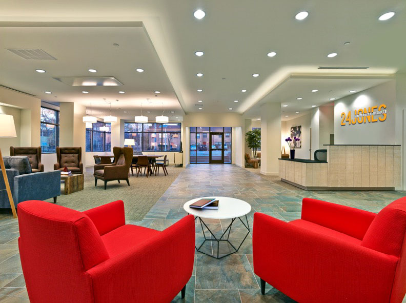 24 jones luxury rentals newark lobby