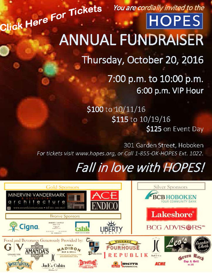 hopes annual fundraising gala hoboken