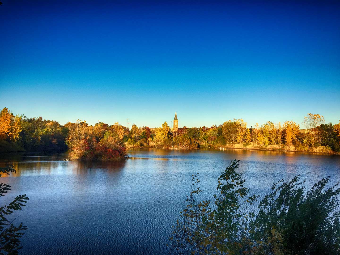 jersey city reservoir number 3 autumn