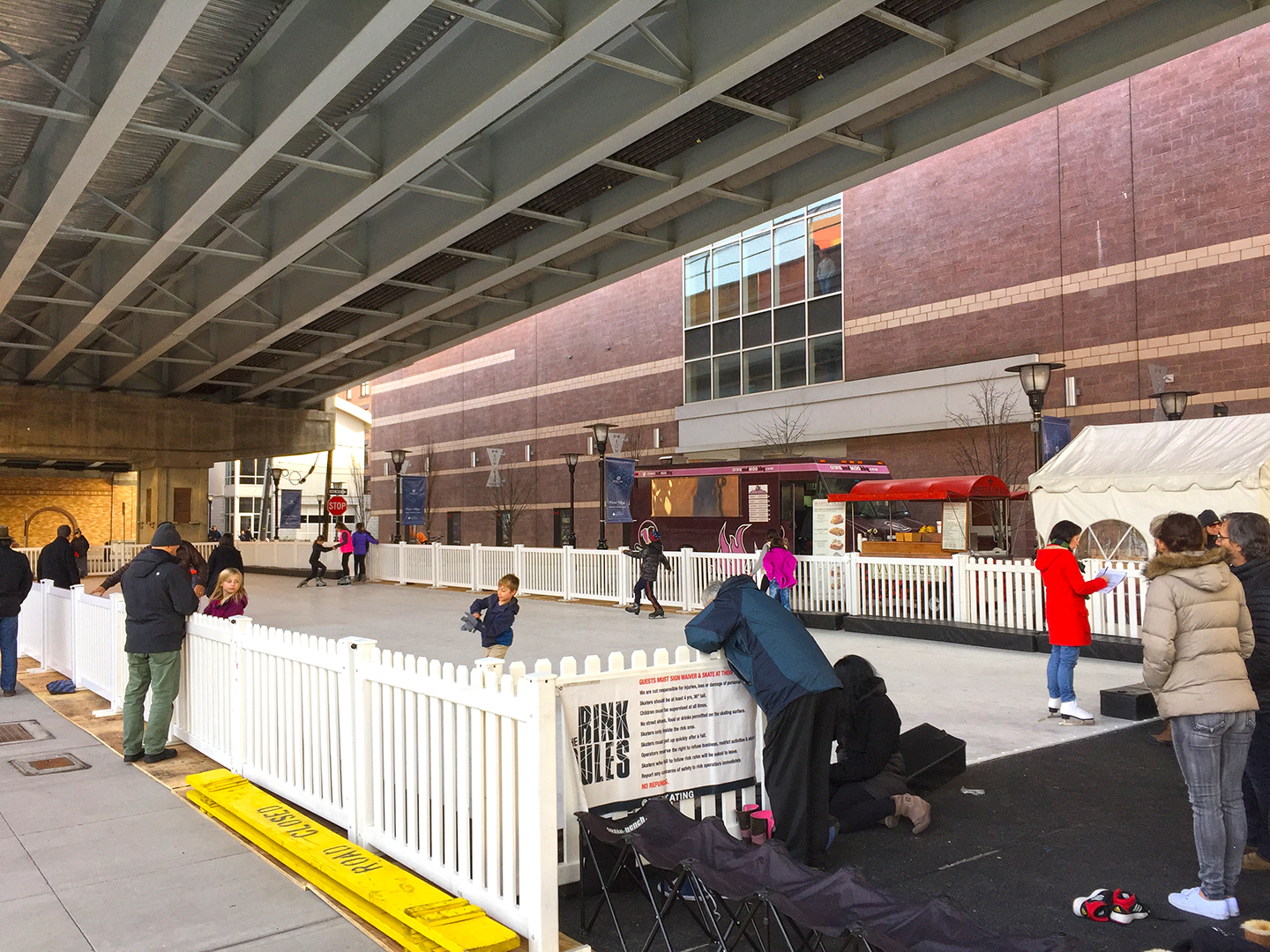 harlow winter village ice skating hoboken