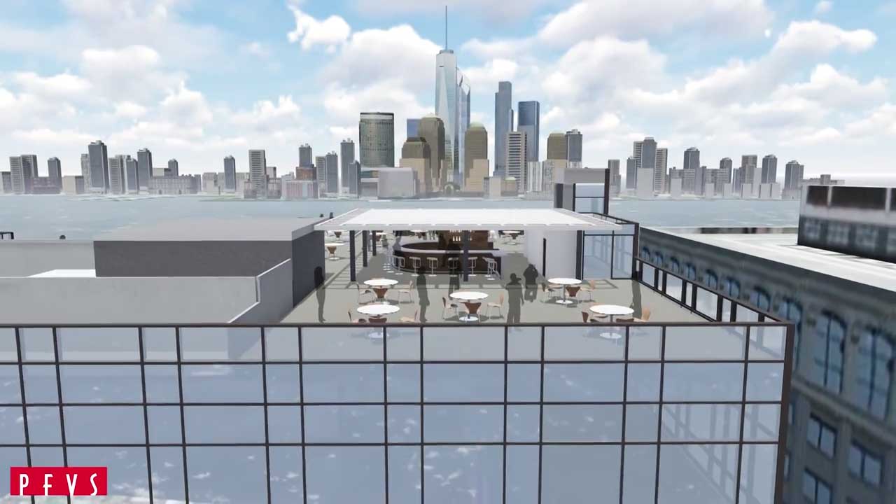 rooftop lounge hyatt jersey city