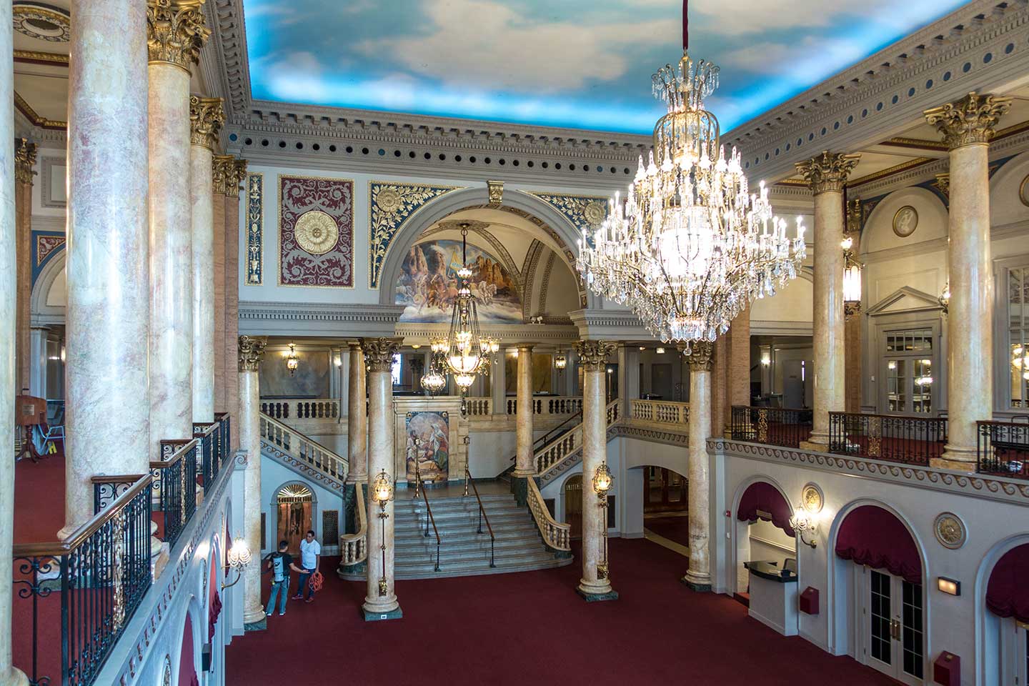 stanley theater journal square lobby
