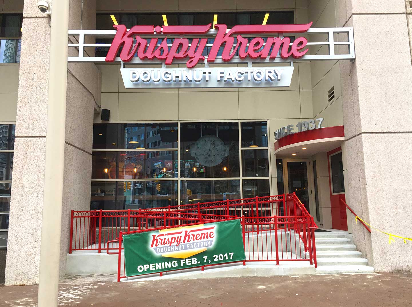 krispy kreme jersey city opening 95 columbus drive