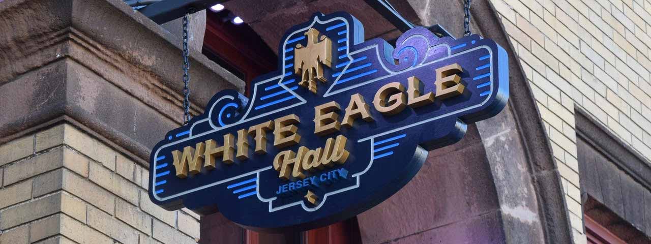 white eagle hall jersey city sign