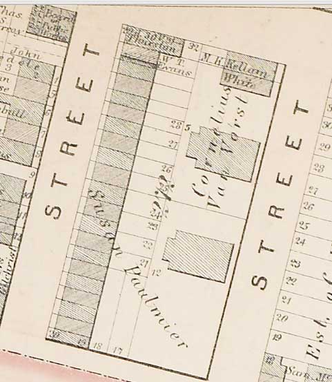 Hampton Court Terrace historical map