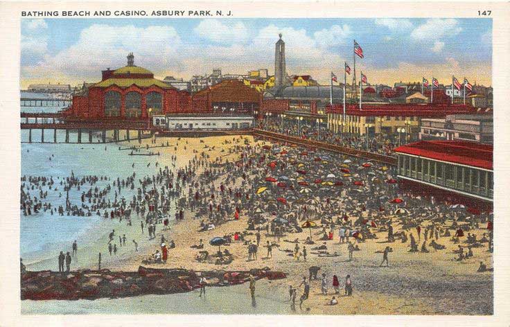 historic asbury park postcard