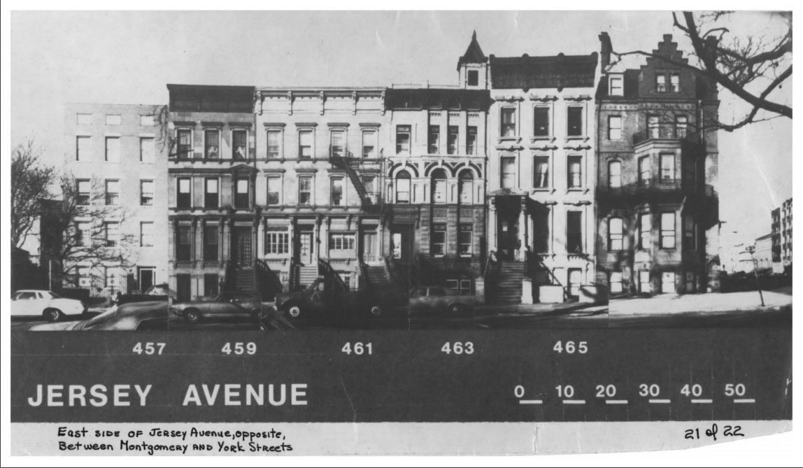 historic photo of jersey avenue jersey city