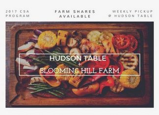 hudson table blooming hills farms csa