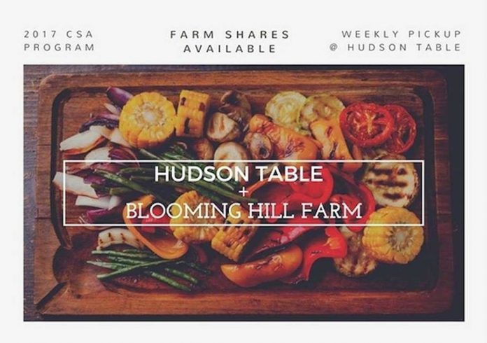 hudson table blooming hills farms csa