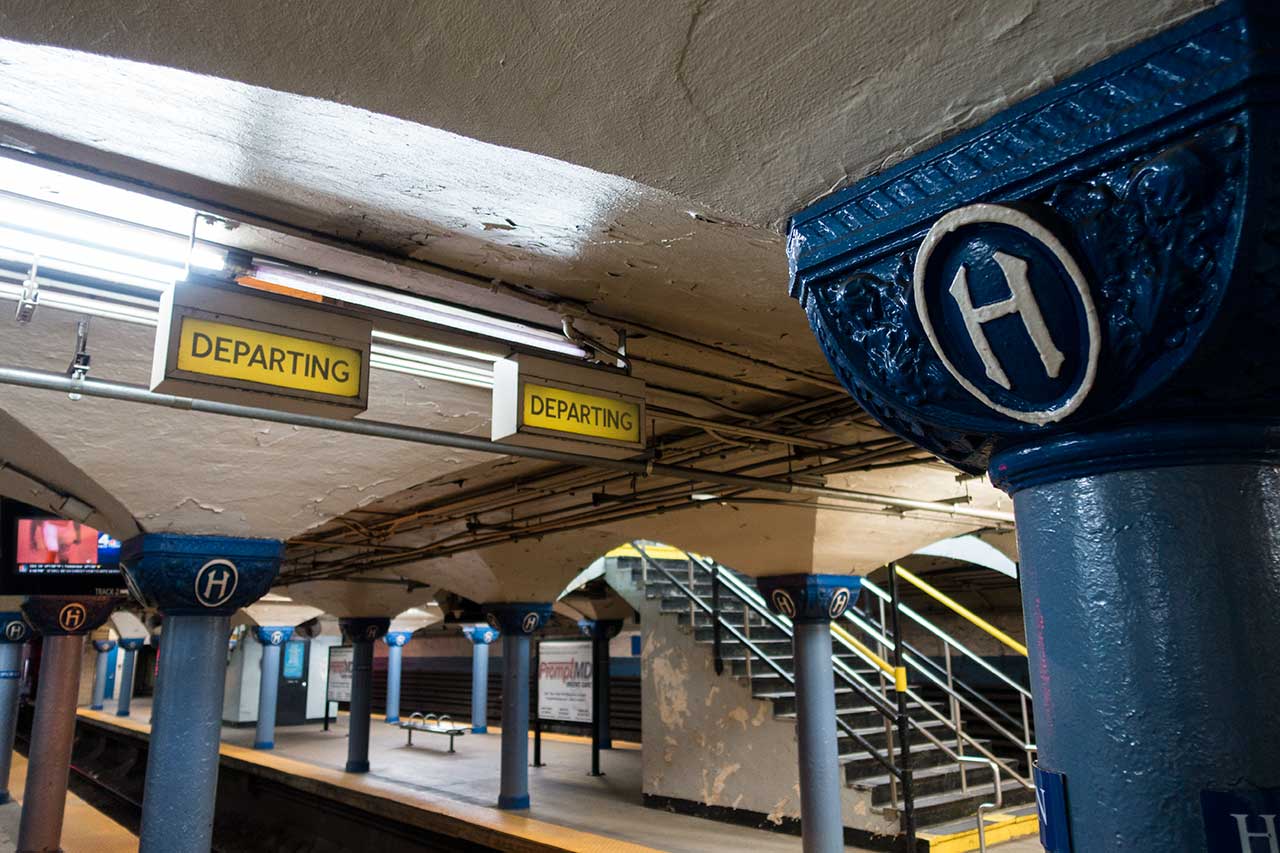 Hoboken to penn store station