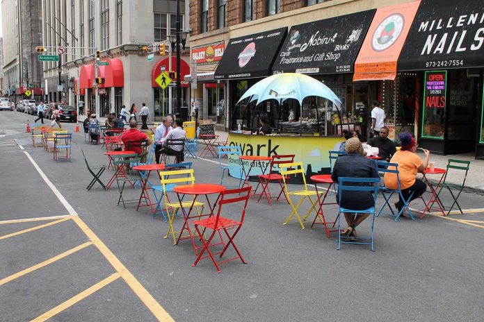 halsey street pedestrian mall newark photo