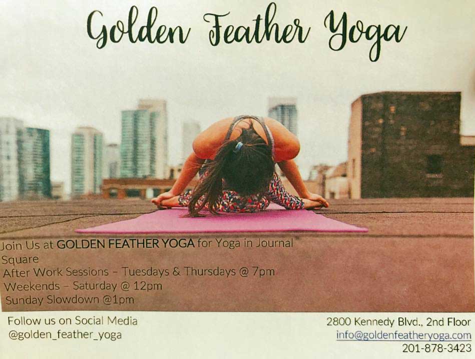 golden feather yoga journal square 2800 kennedy jersey city