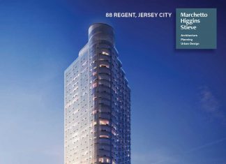 88 Regent Liberty Harbor Jersey City Development Rendering