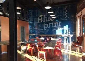 Blueprint Cafe 369 Raymond Boulevard Newark Interior