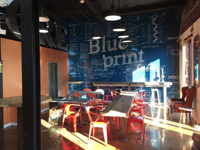 Blueprint Cafe 369 Raymond Boulevard Newark Interior
