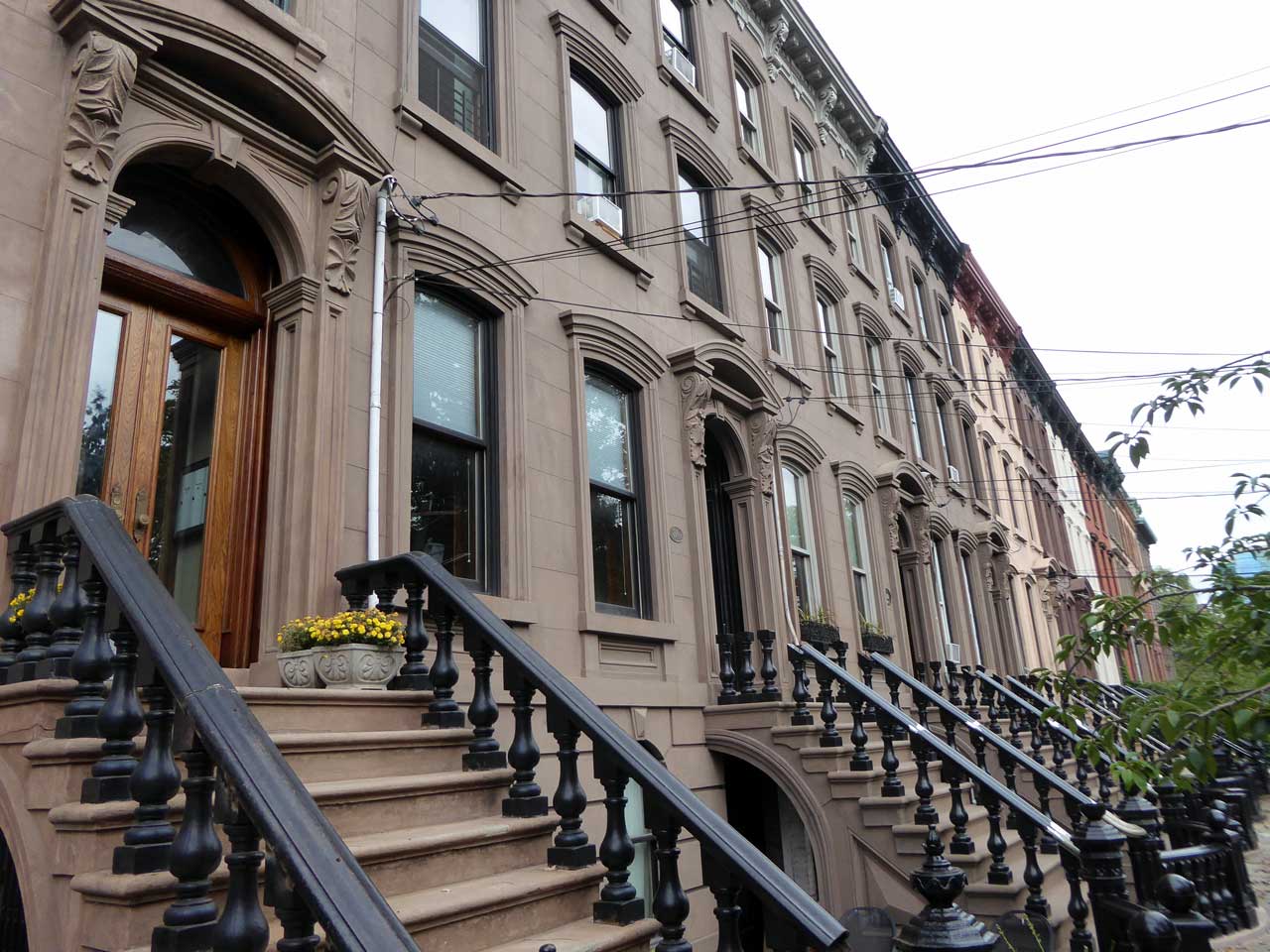 Brownstones On Van Vorst Park Jersey City