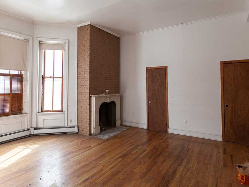 Hampton Court Jersey City Before After Parlor Before