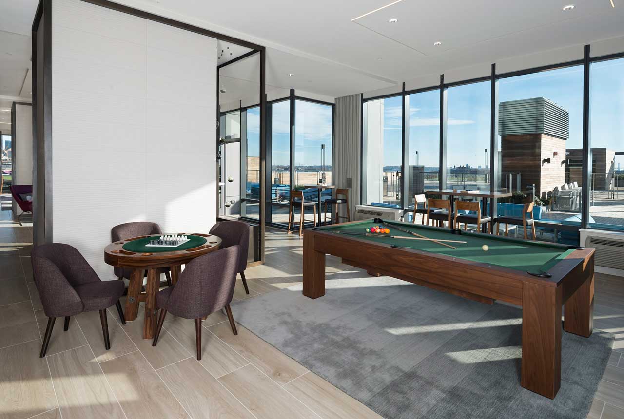 Vantage Jersey City Pool Table