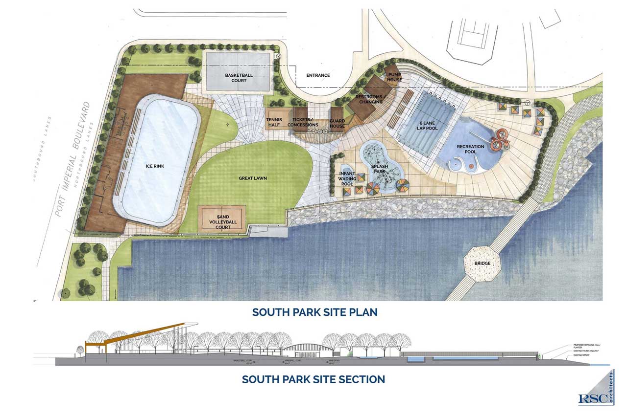 Weehawken Waterfront Recreational Park Plan Rsc Architects