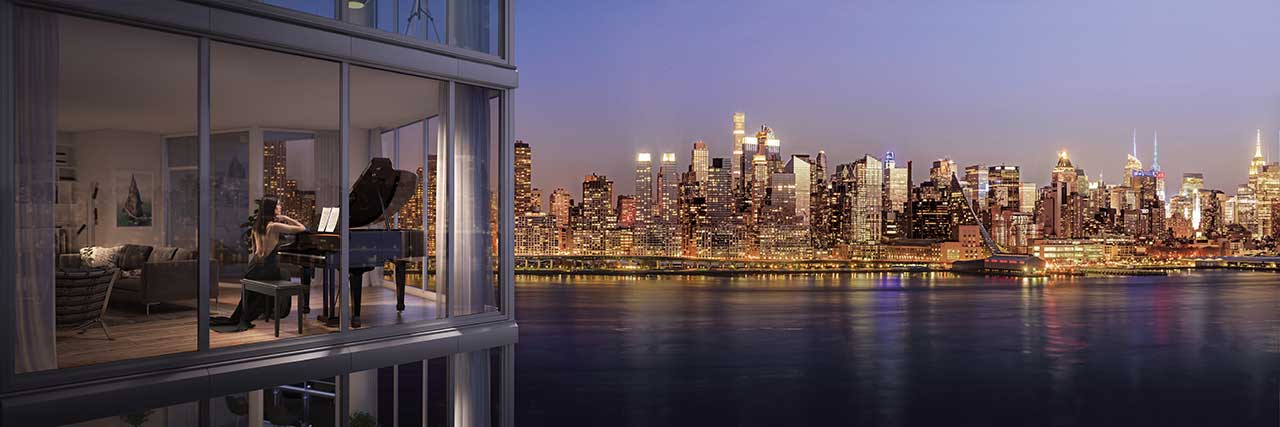 9 On The Hudson Condos For Sale Port Imperial View
