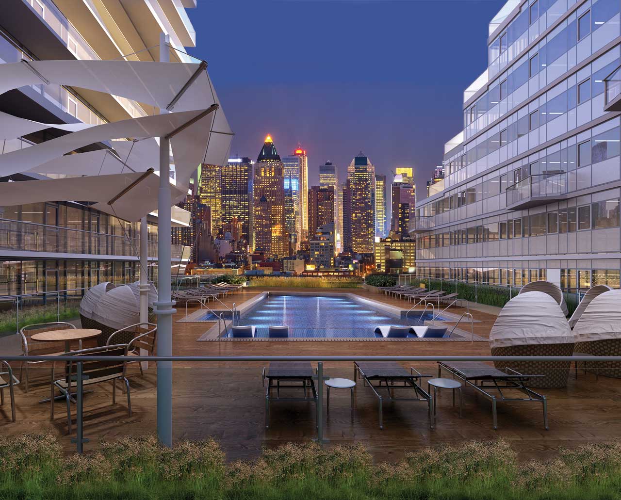 Avora Port Imperial Weehawken Pool Deck