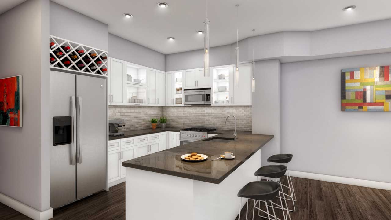 126 Delaware Lincoln Park Jersey City Kitchen 2