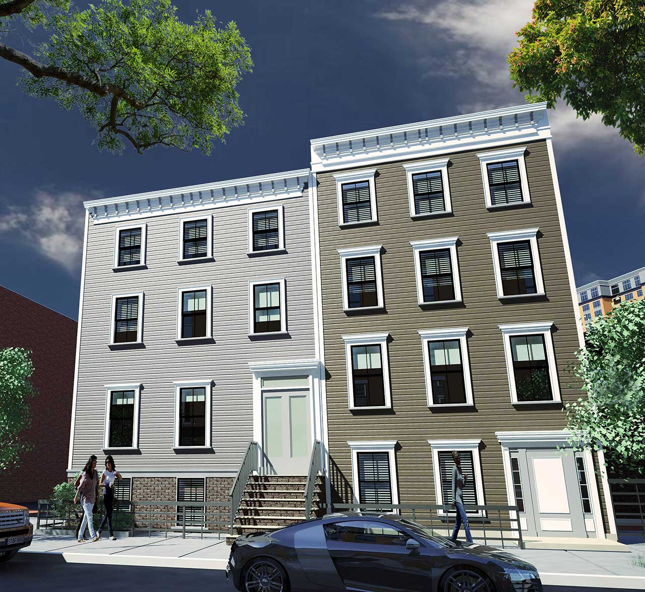 206 208 York Street Jersey City Rendering