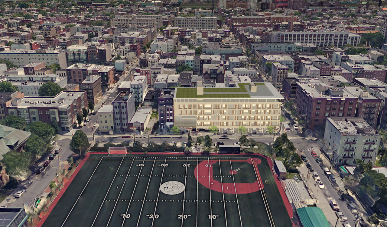 401 Jackson Street Hoboken Aerial