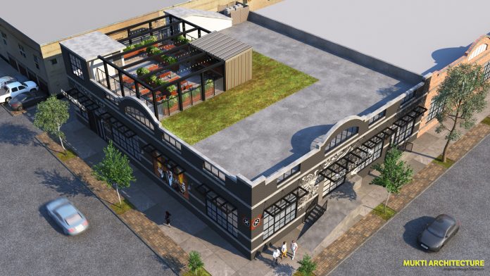 Plans Revealed for 902 Brewing’s Full-Scale Brewery and Tap Room in Jersey City 902 Brewing Company Pacific Avenue Bergen Lafayette Jersey City Aerial Final Hi Res