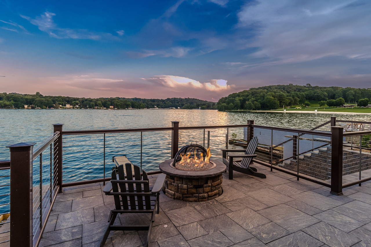 Mariners Pointe Lake Hopatcong New Jersey Fire Pit