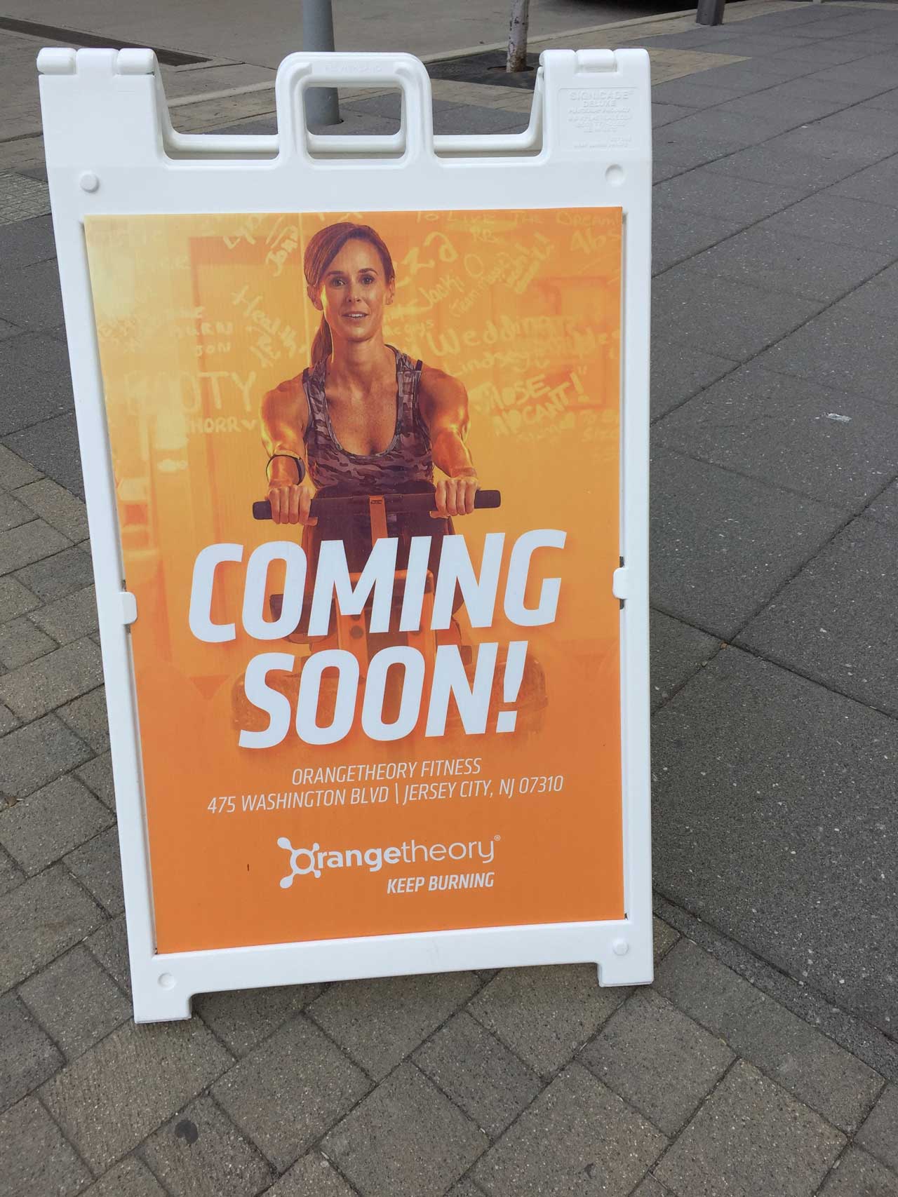 Orangetheory 475 Washington Boulevard Jersey City Sign