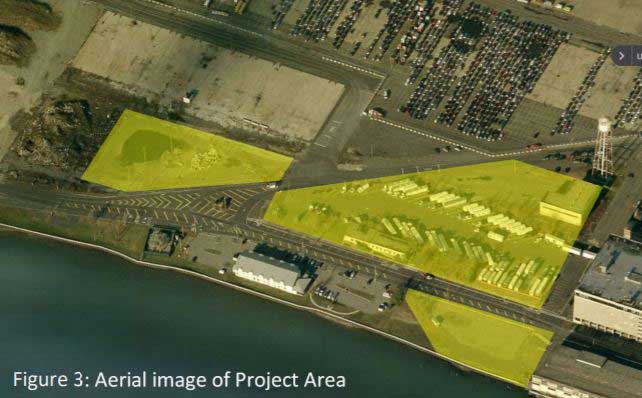 Bayonne Ferry Military Ocean Terminal Aerial