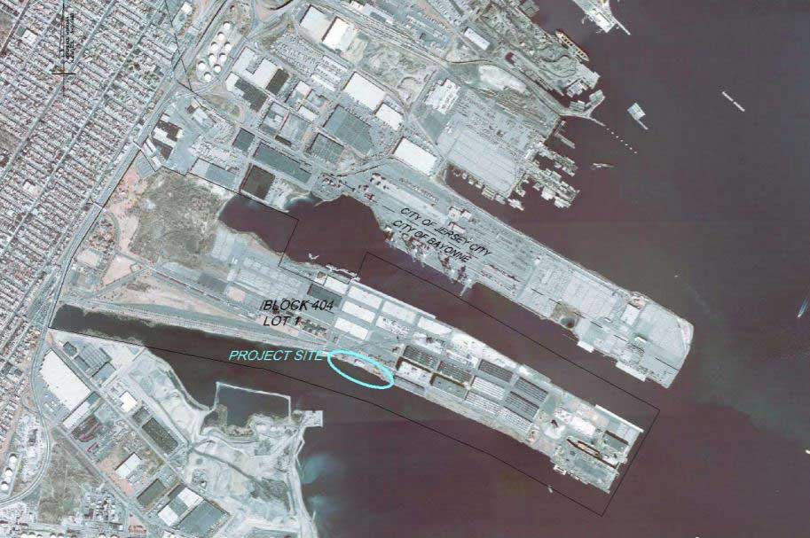 Bayonne Ferry Military Ocean Terminal Key Map