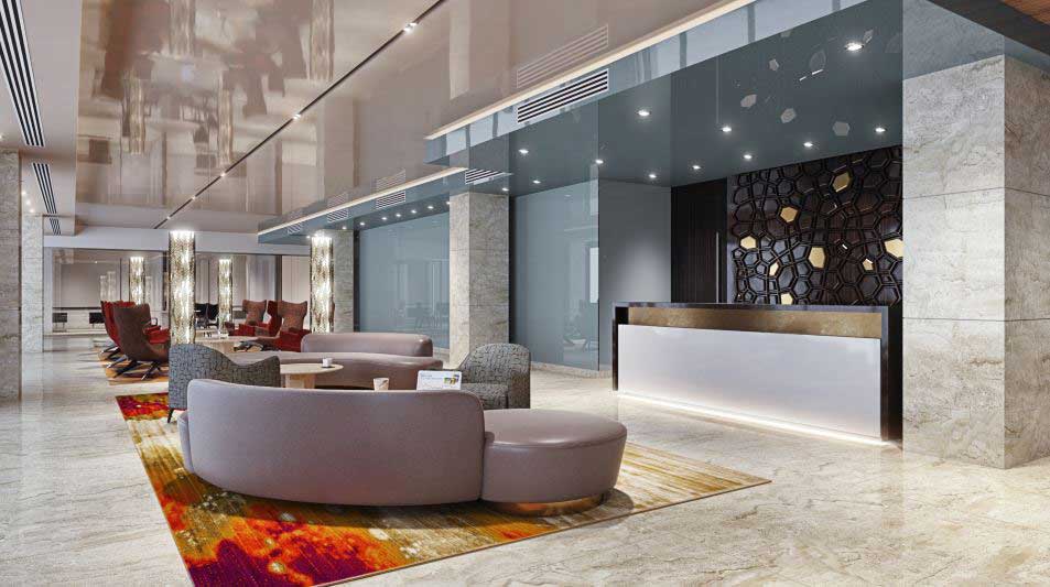 Harbor 1500 Weehawken Luxury Rentals Lobby