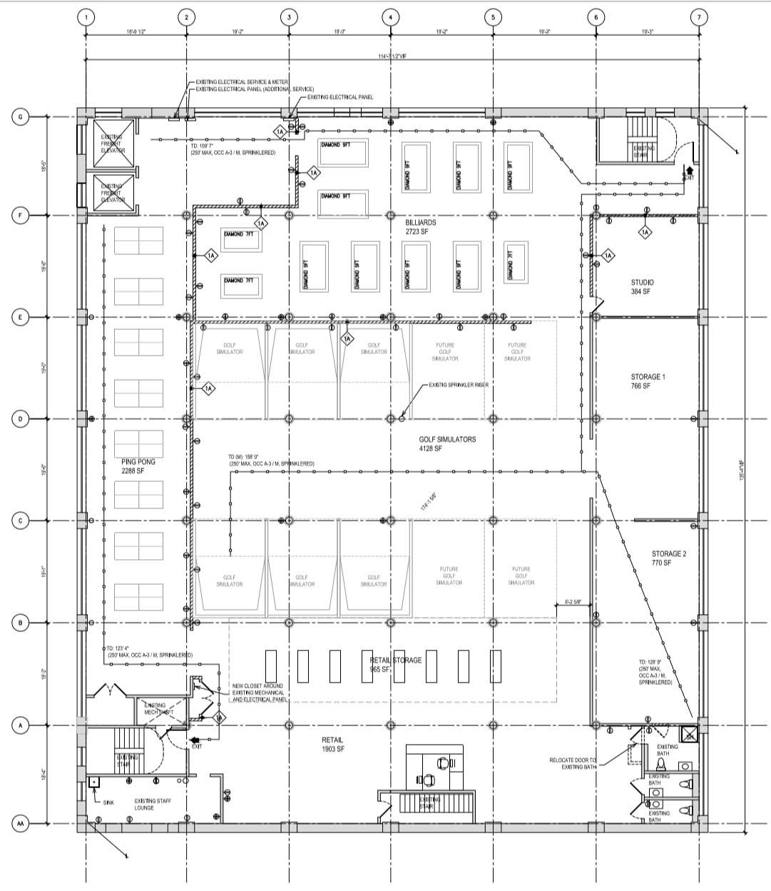 Hoboken Golf 1012 22 Grand Street Plan