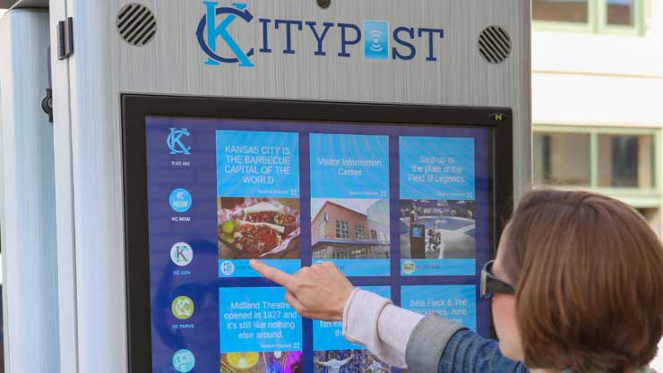 Citypost Info Kiosk Jersey City