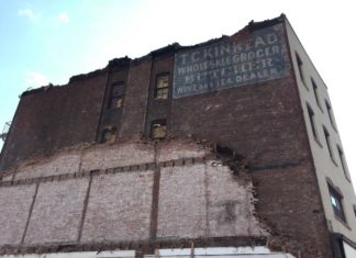 606 Newark Avenue Ghost Sign Jersey City