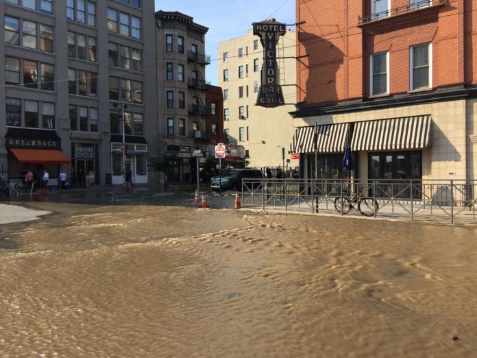 Water Main Break Hoboken
