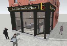 Artichoke Basille's Pizza 96 Hudson Street Hoboken 3