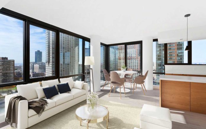 Downtown Jersey City’s 10 Provost Street is an Instant Classic 10 Provost Condos Jersey City Living Room